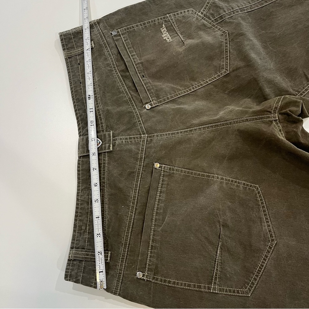 KUHL Revolvr Performance Lightweight Pants Gray Green Vintage Wash | Mens 36x34 - Picture 12 of 12